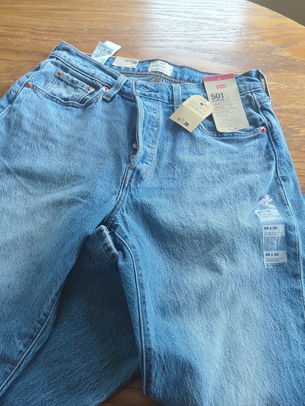 Levi's Medium Blue 501® Curve Denim Jeans
